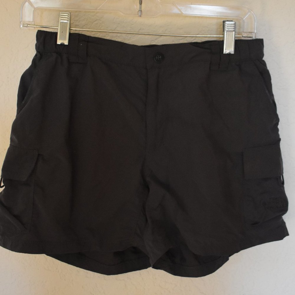 North Face dark gray cargo shorts